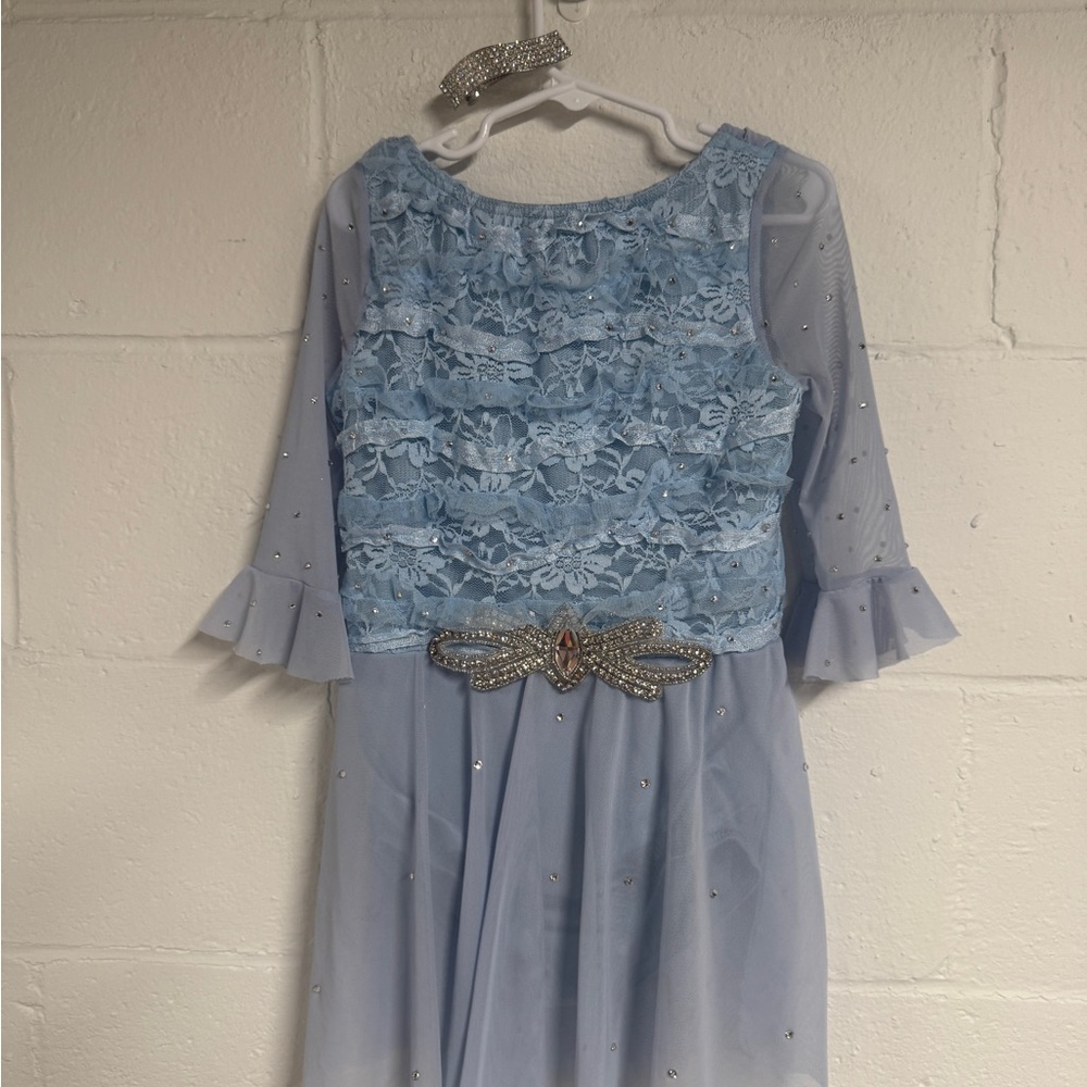 Weissman Blue, Lace Lyrical Dance Costume
